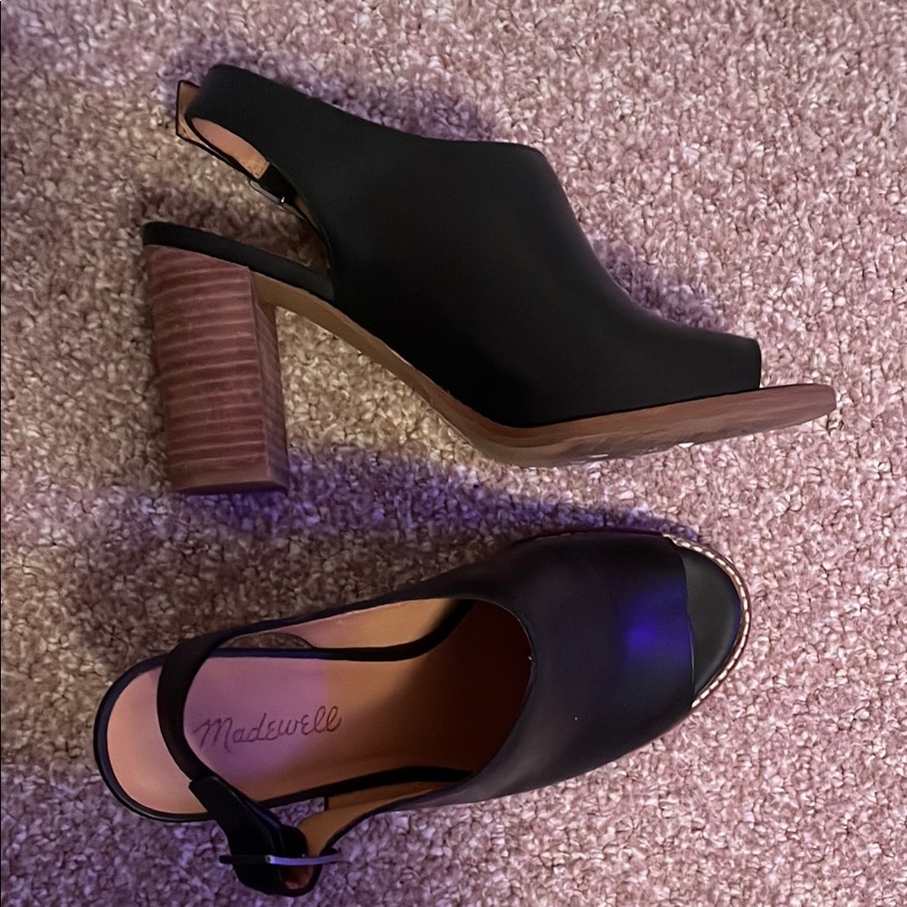 Madewell Black Women's Heeled Sandals